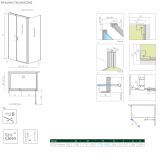 Drzwi Prysznicowe Nes KDS II 120 Lewe 10033120-01-01L Radaway