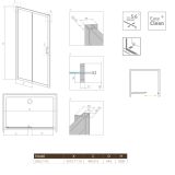 Drzwi Prysznicowe Premium Plus DWJ 110 33302-01-01N Radaway