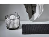 Dywanik Łazienkowy Tiles Black 331847 Zone Denmark