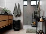 Dywanik Łazienkowy Tiles Olive Green 26451 Zone Denmark