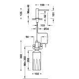 Elektroniczny Dozownik Mydła Do Łazienki I Kuchni Chrom 39274101 Tres Electronica 39274101 Tres