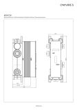 Element Podtynkowy Termostatycznej Baterii 3-Wyjściowej BOXTE3F Omnires