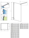 Kabina prysznicowa Essenza Pro White Walk-in Radaway