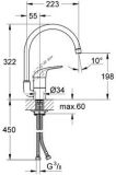 Jednouchwytowa Bateria Zlewozmywakowa Euroeco Chrom 32752000 Grohe