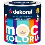 Farba Lateksowa Moc Koloru Lody Waniliowe 2,5l Dekoral