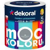 Farba Lateksowa Moc Koloru Srebrzysta Szarość 2,5l Dekoral