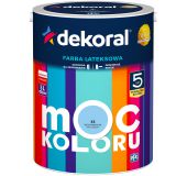 Farba Lateksowa Moc Koloru Niezapominajka 5l Dekoral