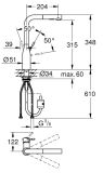 Bateria Zlewozmywakowa Essence Hard Graphite 30270A00 Grohe