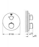 Bateria Prysznicowa Grohtherm Termostatyczna 24076000 Grohe