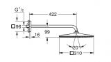 Deszczownica Rainshower Mono 310 Cube 422mm 26564AL0 310 Grohe