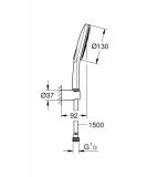 Zestaw Prysznicowy Rainshower Smartactive 130 26581000 Grohe