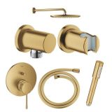 Zestaw Prysznicowy 6w1 Essence Brushed Cool Sunrise Grohe