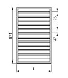 Grzejnik Quaro 971x450 White Quartz Zehnder