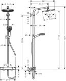 Kolumna Prysznicowa Showerpipe Crometta S 27268000 Hansgrohe