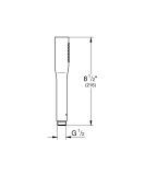 Jednostrumieniowy Prysznic Ręczny Euphoria Black Phantom 22126KF0 Grohe
