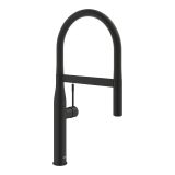 Jednouchwytowa Bateria Zlewozmywakowa Essence Phantom Black 30503KF0 DN 15 Grohe
