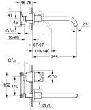 Jednouchwytowy Element Do Zabudowy Podtynkowej Grandera 23319000 Grohe