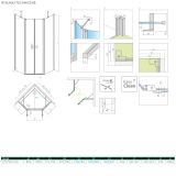 Kabina Symetryczna Nes PTD 80x100 10051000-01-01+10051300-01-01 Radaway