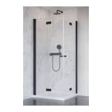 Kabina Nes 8 KDD B Czarna 90 Część Lewa 10074090-54-01L Radaway