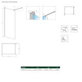 Kabina Nes Walk-In II 110 10013110-01-01 Radaway