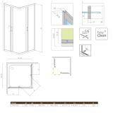 Kabina Premium Plus D 100x80 30434-01-01N Radaway