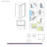 Kabina Prysznicowa Eos KDS I 100x90 Prawe 137551-01-01R Radaway