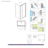 Kabina Prysznicowa Eos KDS I 1200x1000 Prawe 137555-01-01R Radaway