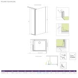 Kabina Walk-In 100 Prawa Eos 13799502-01R Radaway