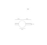Kinkiet Garda 2 Black  1099C1 Aldex