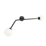 Kinkiet Pure Black Poziomy 1064D1 Aldex