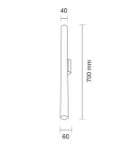 Kinkiet Yabu Czarny 8075 Shilo