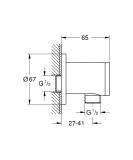 Kolanko Przyłączeniowe Tempesta Chrom 28671001 Grohe