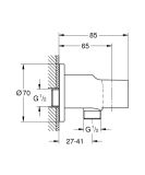 Kolanko Przyłączeniowe Tempesta Chrom 28679001 Grohe