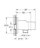 Kolanko Przyłączeniowe Tempesta Chrom 28679001 Grohe