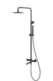 Kolumna Natryskowa Termostatyczna Fly 3-Funkcyjna Z Zestawem Natryskowym I Deszczownicą 250 mm Czarny Mat 030130BM Emporia