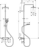 Kolumna Prysznicowa Vernis Shape 230 1 Jet 26286670 Hansgrohe