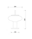 Lampa Stołowa Torni ST Czarny TOS122P1 Ummo