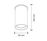 Lampa Sufitowa Arida Biały 7009 Shilo