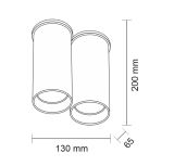 Lampa sufitowa Arida Biały 7012 Shilo