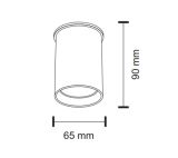 Lampa Sufitowa Arida Czarny 1109 Shilo