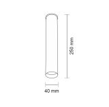 Lampa sufitowa Yabu Czarny 8074 Shilo
