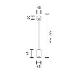 Lampa Wisząca Dakata Czarny 5632 Shilo