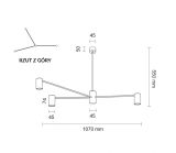 Lampa Wisząca Dakata Czarny 5648 Shilo