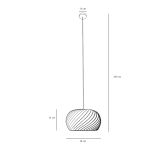 Lampa Wisząca Dark S Natural 1110G_S Aldex