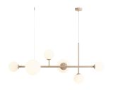 Lampa Wisząca Dione 6 Beige 1092K17 Aldex