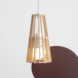 Lampa Wisząca Drewniana Ferb S 993G_S Aldex