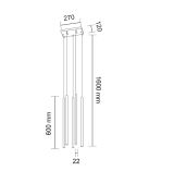 Lampa Wisząca Kosame Czarny 7848 Shilo