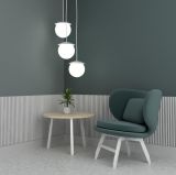 Lampa Wisząca KUUL F3 Czarny KLF322P3 Ummo