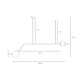 Lampa Wisząca Pure Chrome 1064H4 Aldex