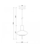 Lampa Wisząca Torni A Biały TOA111P0 Ummo